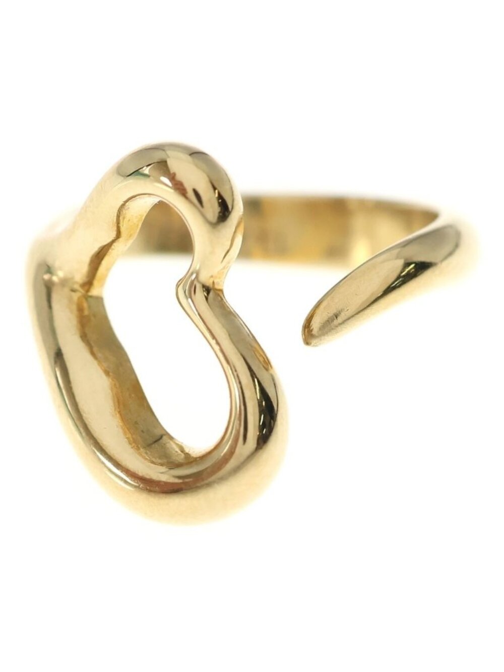 Tiffany & Co Elsa Peretti Open Heart Ring Gold